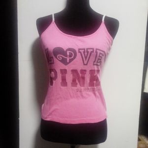 Pink brand size medium tank top